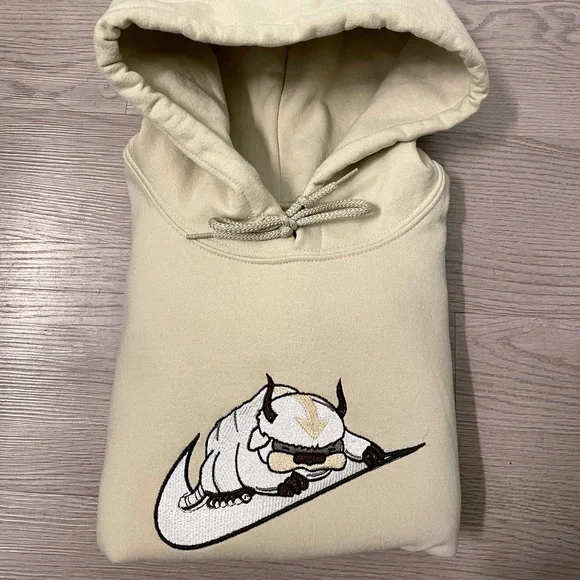 Appa Check Cream Hoodie avatar last air bender - Picture 5 of 6